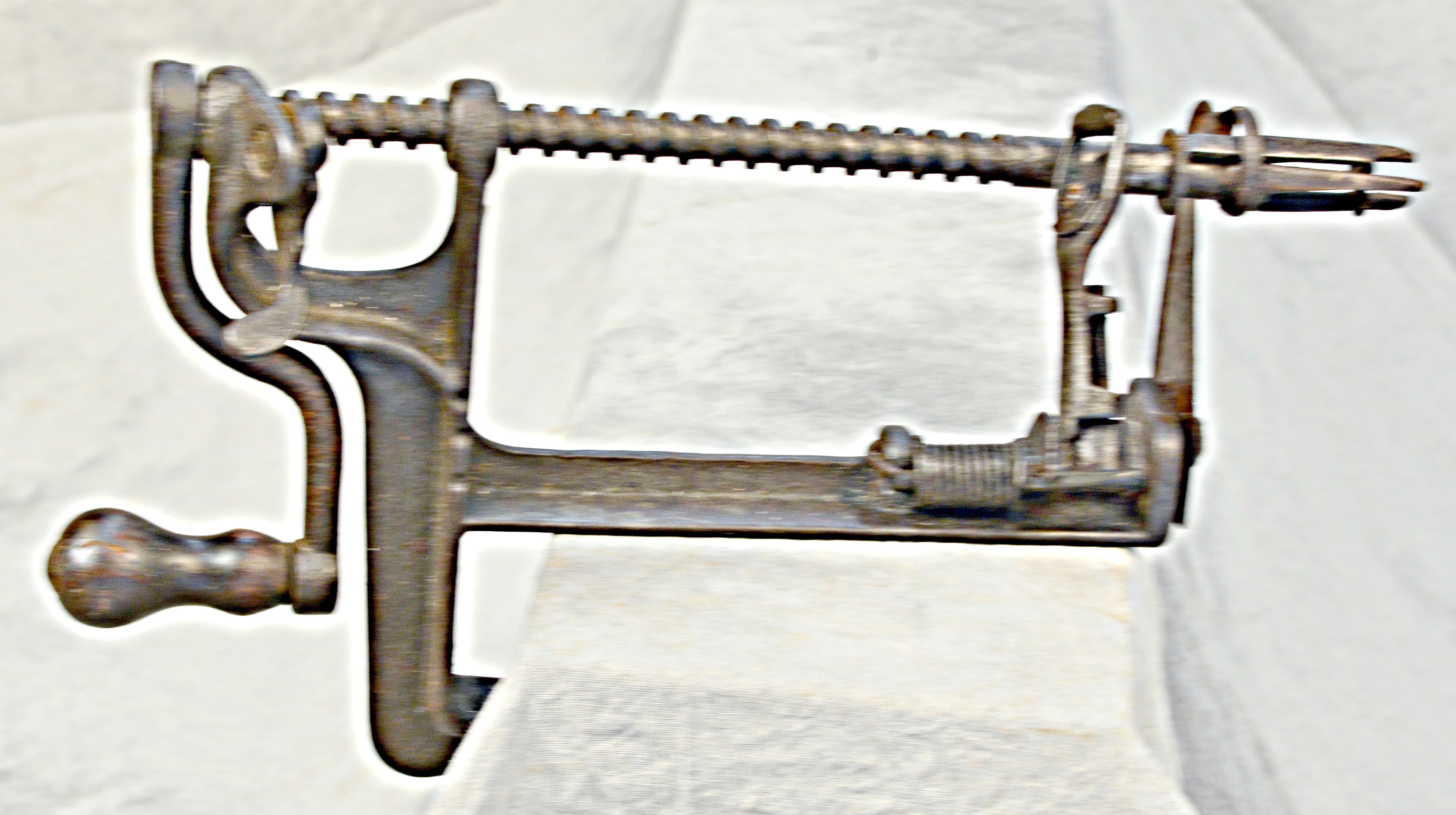 Ideal Lathe Apple Peeler