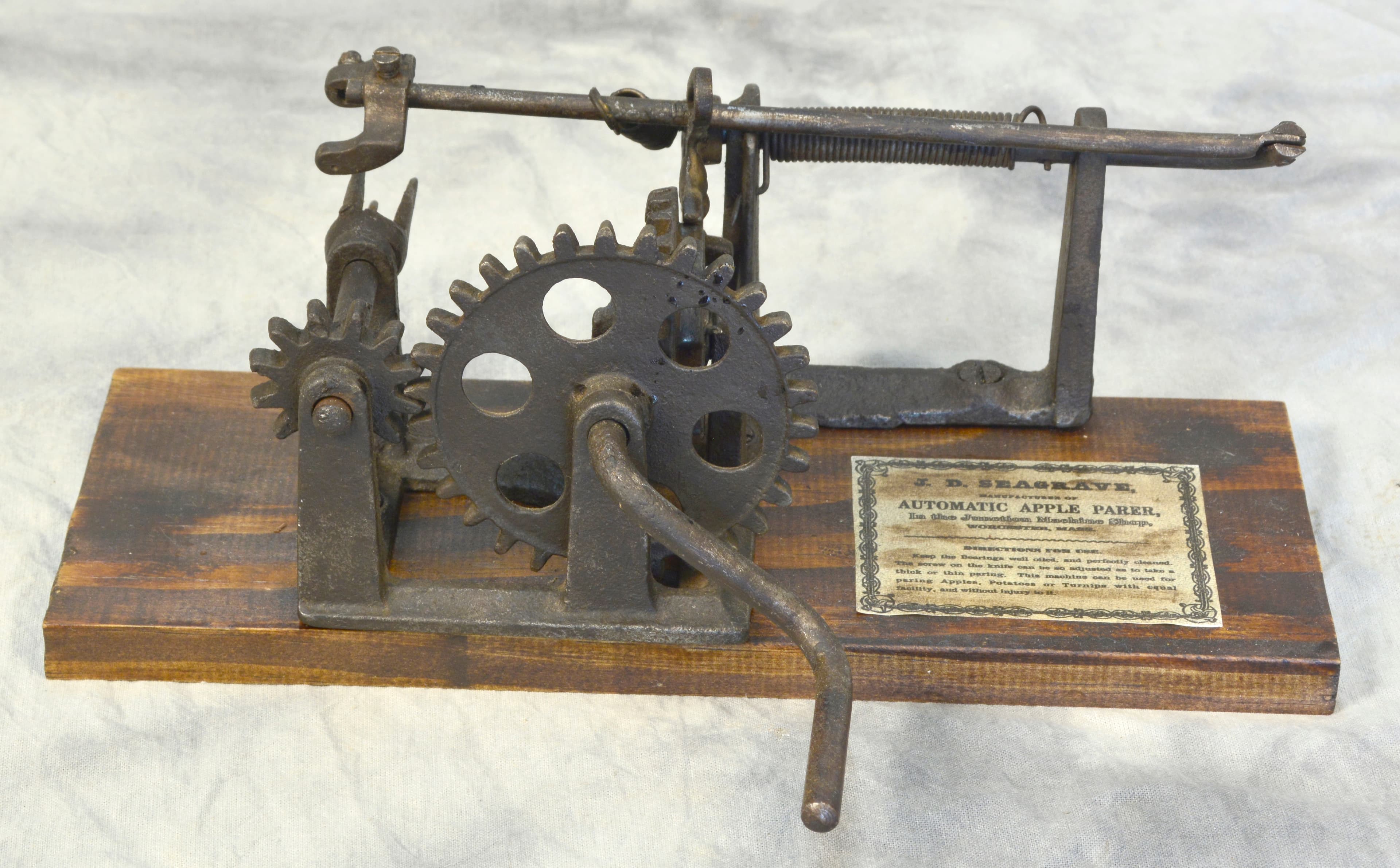 J. D. Seagraves Apple Peeler